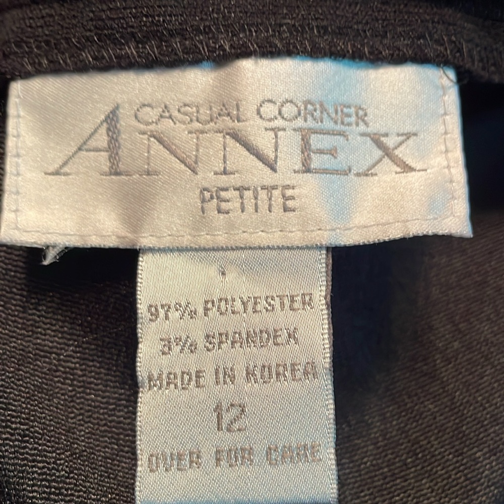 Casual Corner Annex petite ankle length black skirt - Picture 11 of 14